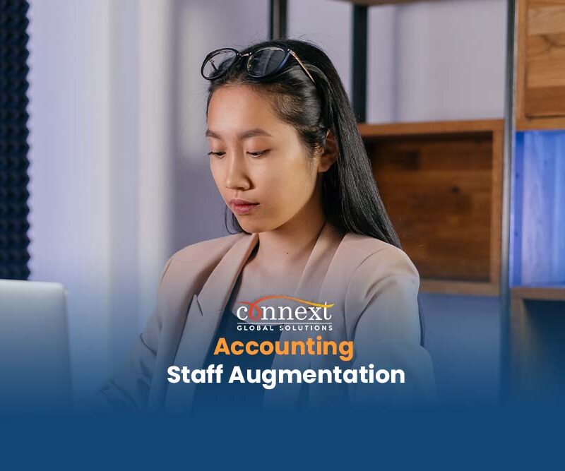 Accounting Staff Augmentation accountant with laptop in office