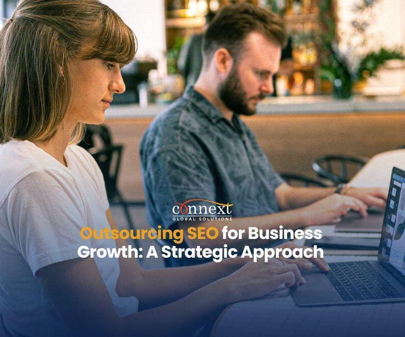 Unlocking-the-Potential-of-Insurance-Outsourcing-A-Comprehensive-Guide-Business-owner-outsourcing-SEO-to-an-SEO-consultant woman and man typing using laptop in office