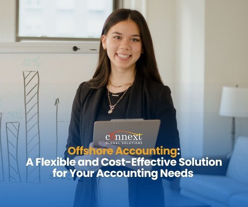 ⁤Offshore-Accounting-A-Flexible-and-Cost-Effective-Solution-for-Your-Accounting-Needs-⁤woman-smiling-in-corporate-attire-holding-tablet