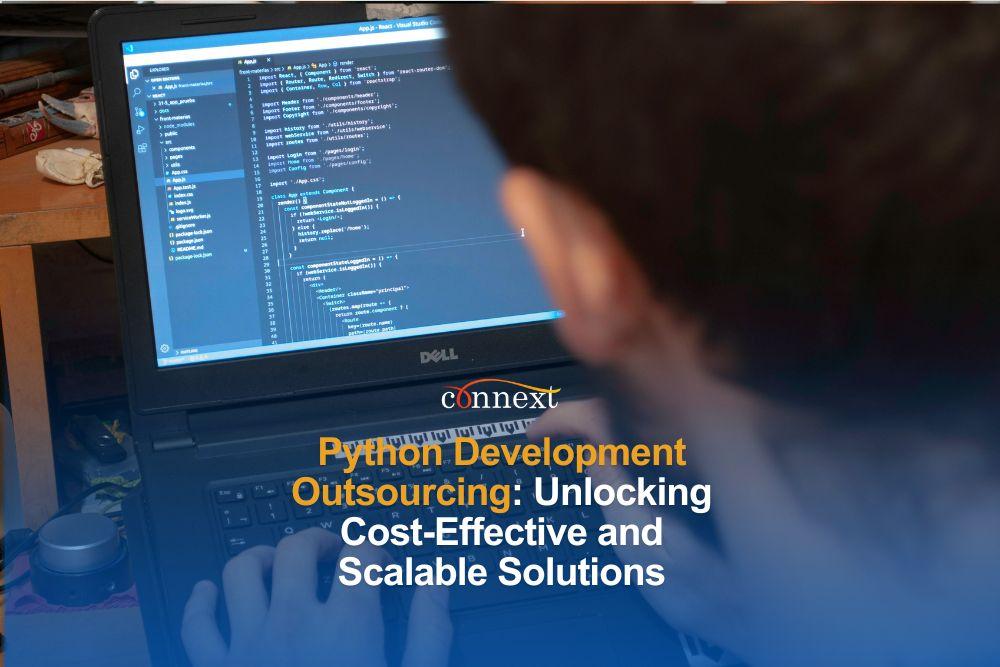 Python Development Outsourcing: Unlocking Cost-Effective and Scalable Solutions man coding in laptop