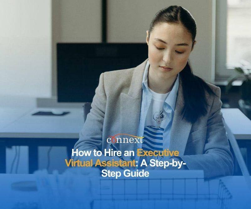 How to Hire an Executive Virtual Assistant: A Step-by-Step Guide woman in corporate attire in office