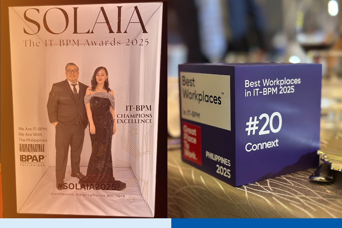Connext Named One of the Top 30 Best Workplaces in IT-BPM at Solaia Awards 2025